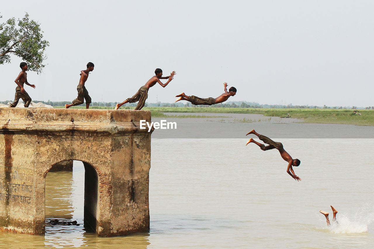 Jumping stock images