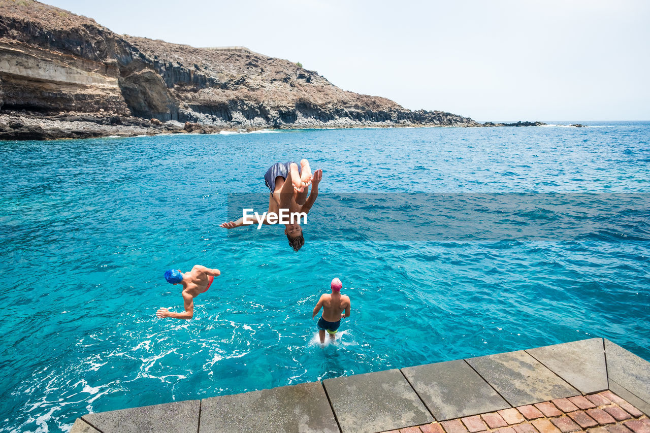 Jumping stock images