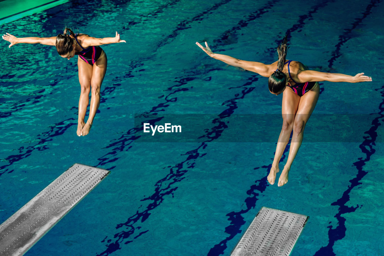 Jumping stock images