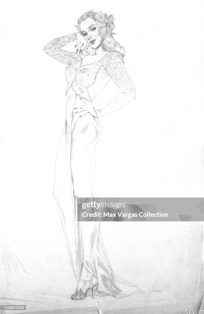 Pinup Girl stock images