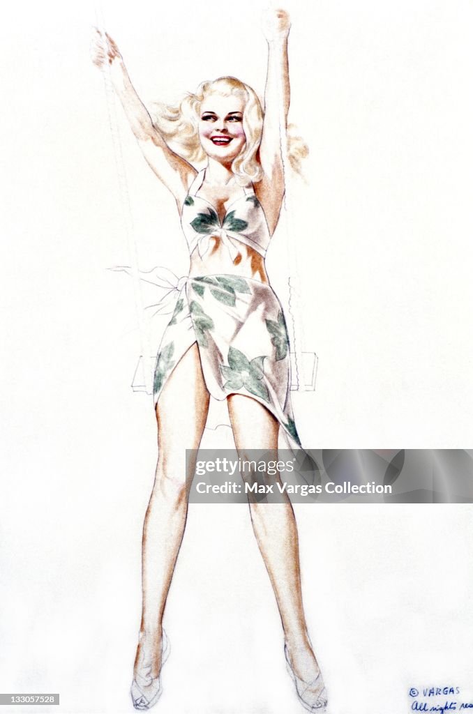 Pinup Girl stock images