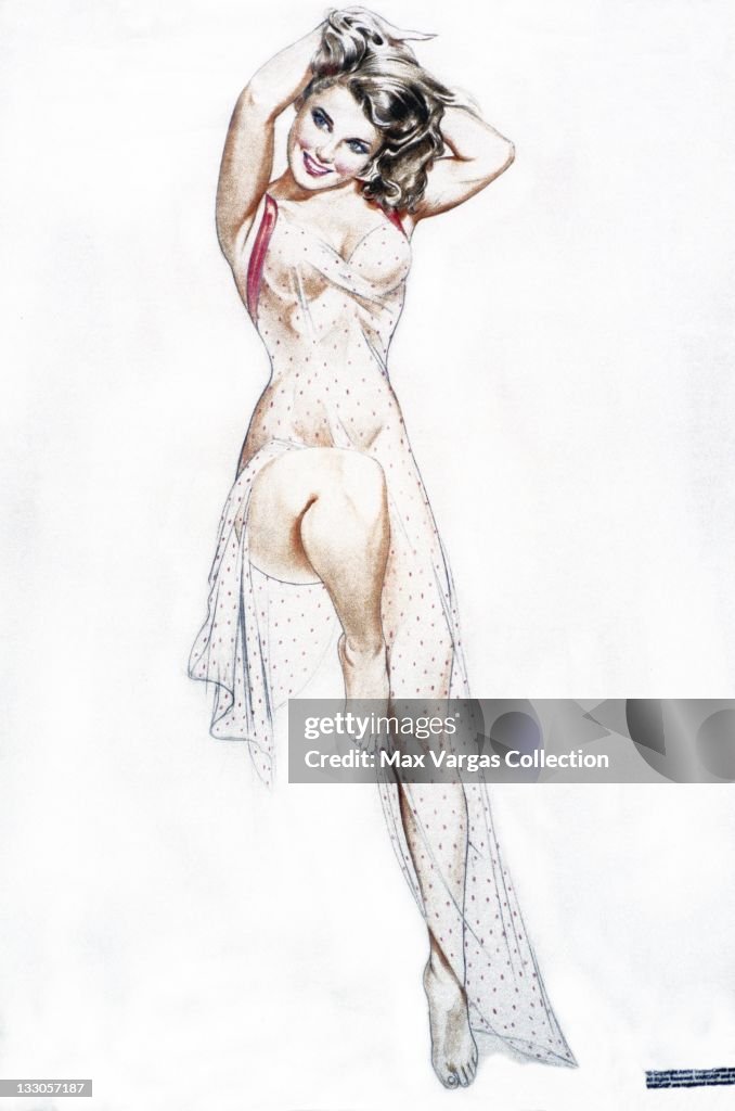 Pinup Girl stock images
