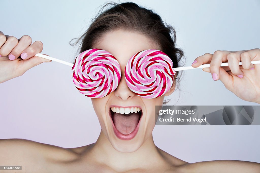 Lollipop stock images